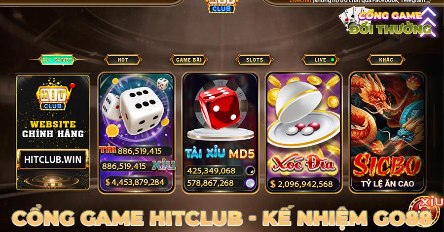 Cổng game đổi thưởng Hitclub